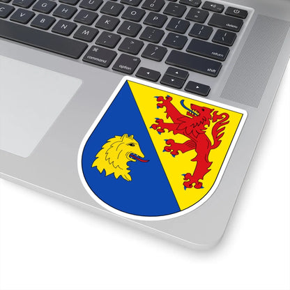 Wappen Berschweiler bei Kirn (Germany) (Coat of Arms) STICKER Vinyl Kiss-Cut Decal - The Sticker Space