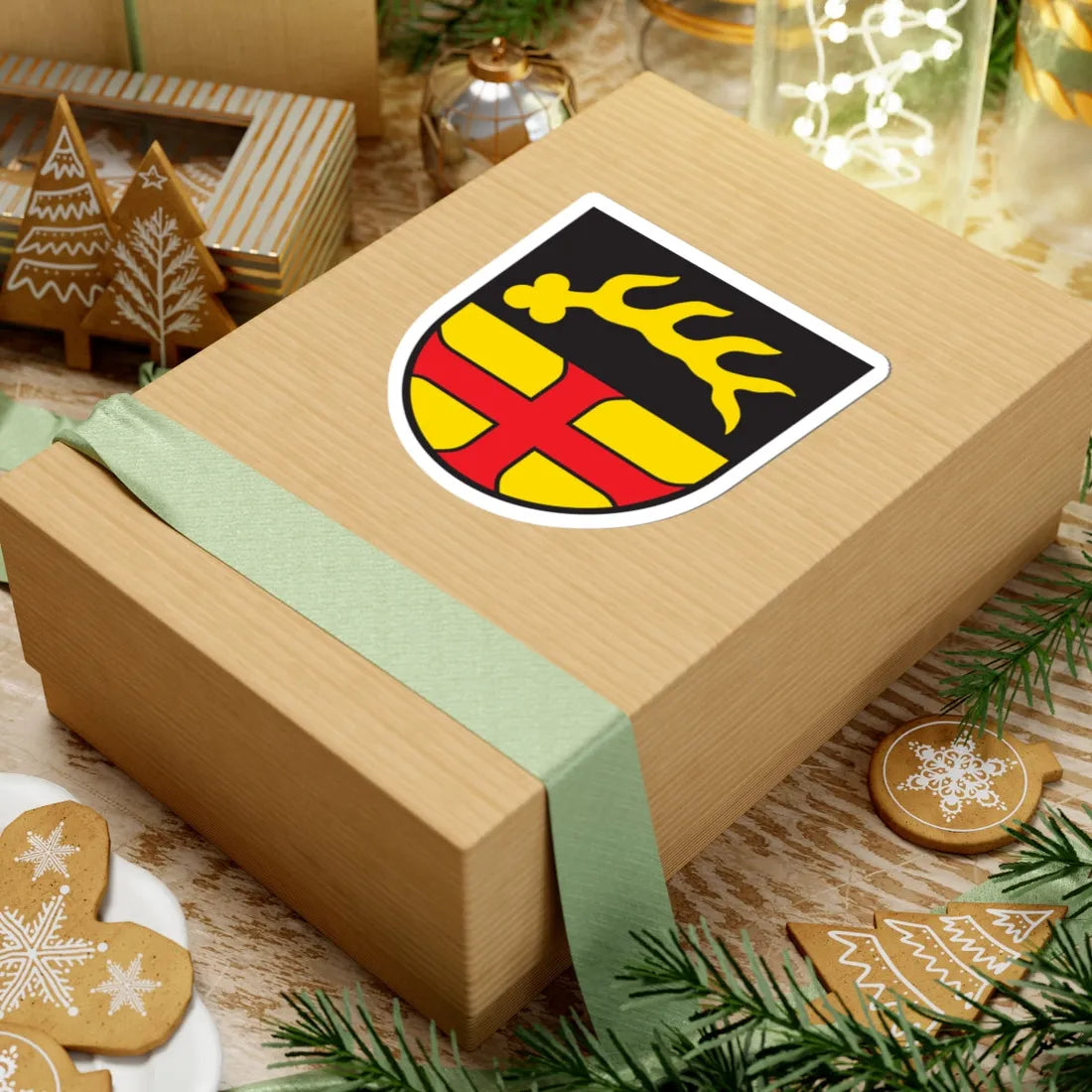 Wappen Betzenweiler (Germany) (Coat of Arms) STICKER Vinyl Kiss-Cut Decal - The Sticker Space