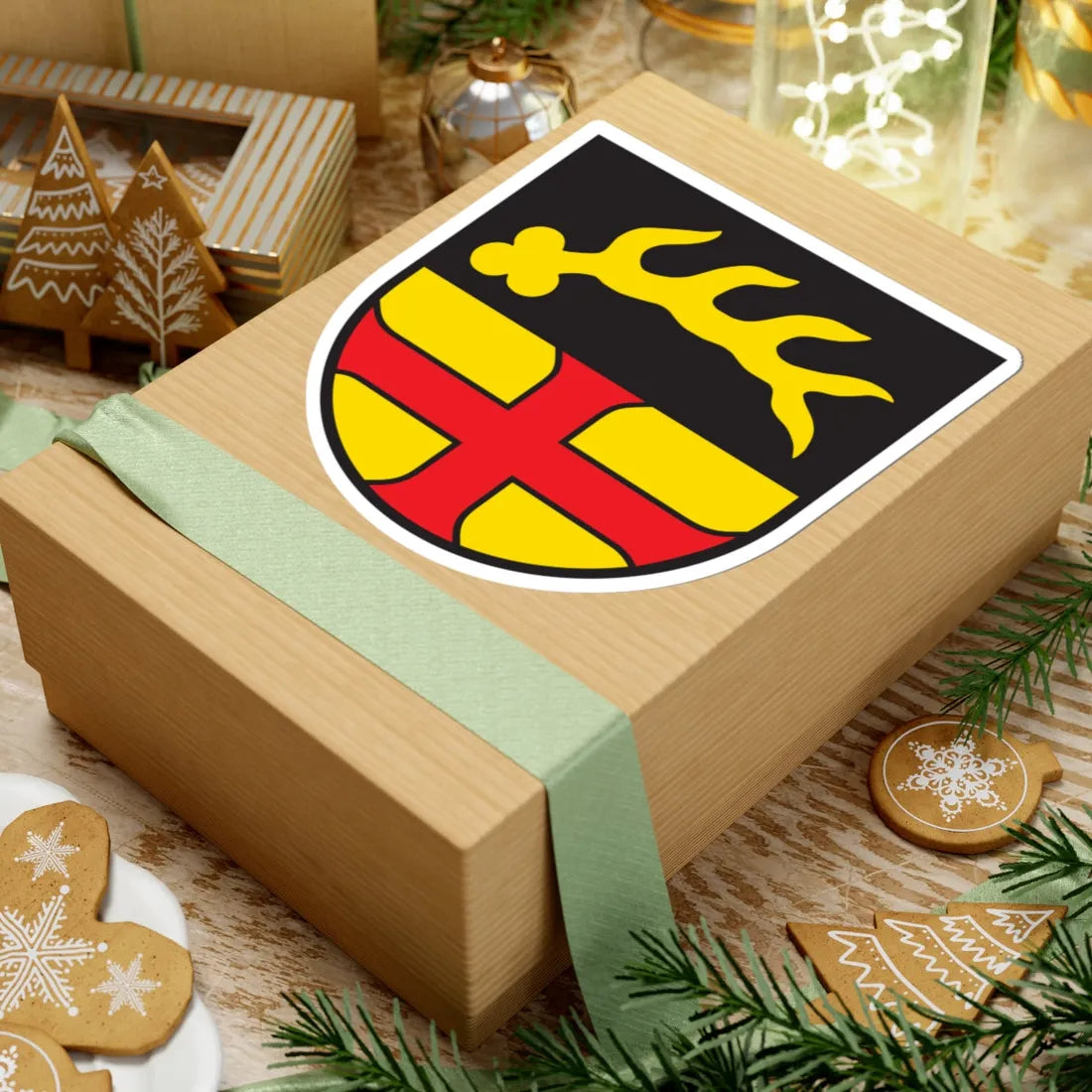 Wappen Betzenweiler (Germany) (Coat of Arms) STICKER Vinyl Kiss-Cut Decal - The Sticker Space