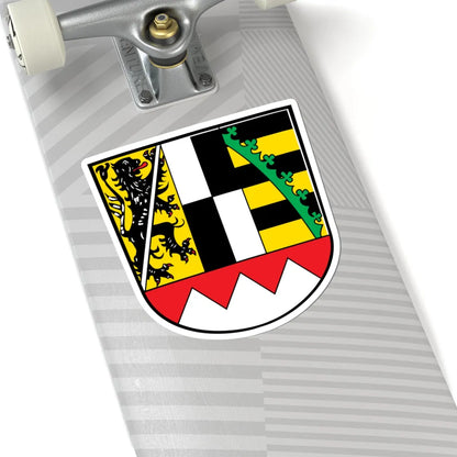 Wappen Bezirk Oberfranken2 (Germany) (Coat of Arms) STICKER Vinyl Kiss-Cut Decal - The Sticker Space