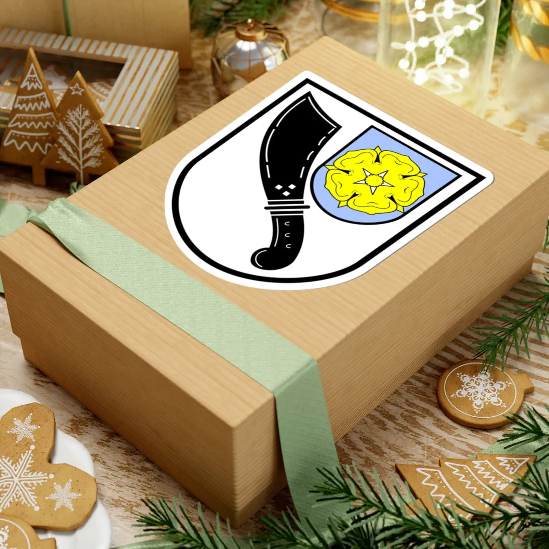 Wappen Bindlach (Germany) (Coat of Arms) STICKER Vinyl Kiss-Cut Decal - The Sticker Space