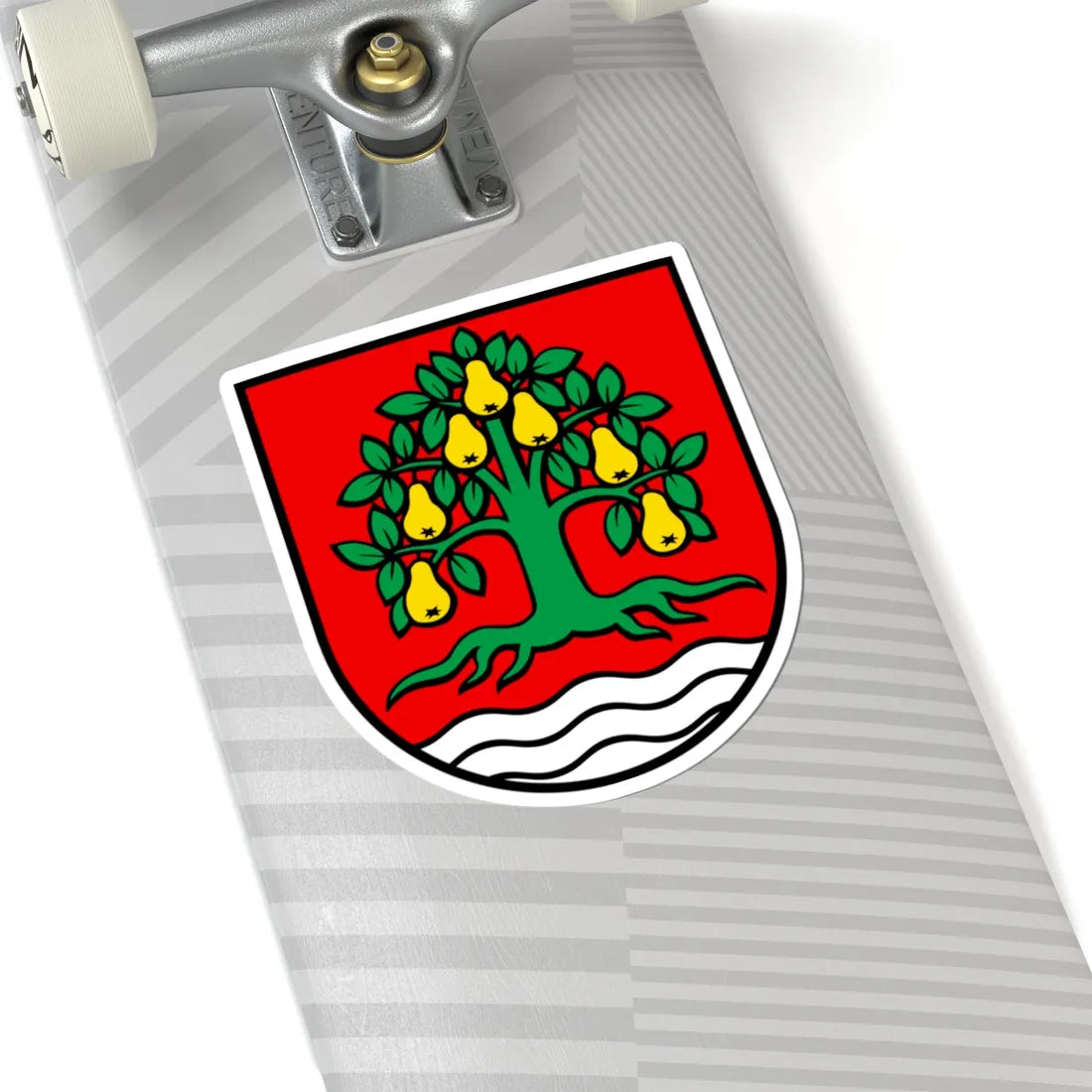 Wappen Birrhard (Switzerland) (Coat of Arms) STICKER Vinyl Kiss-Cut Decal - The Sticker Space