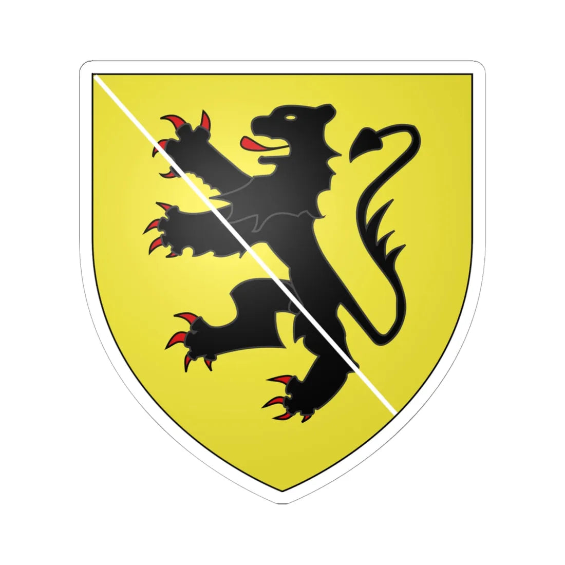 Wappen Bistum bamberg (Germany) (Coat of Arms) STICKER Vinyl Kiss-Cut Decal 6 Inch White - The Sticker Space