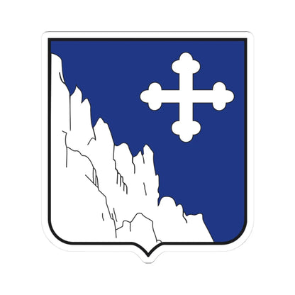 Wappen Blatten VS (Switzerland) (Coat of Arms) STICKER Vinyl Kiss-Cut Decal 3 Inch White - The Sticker Space