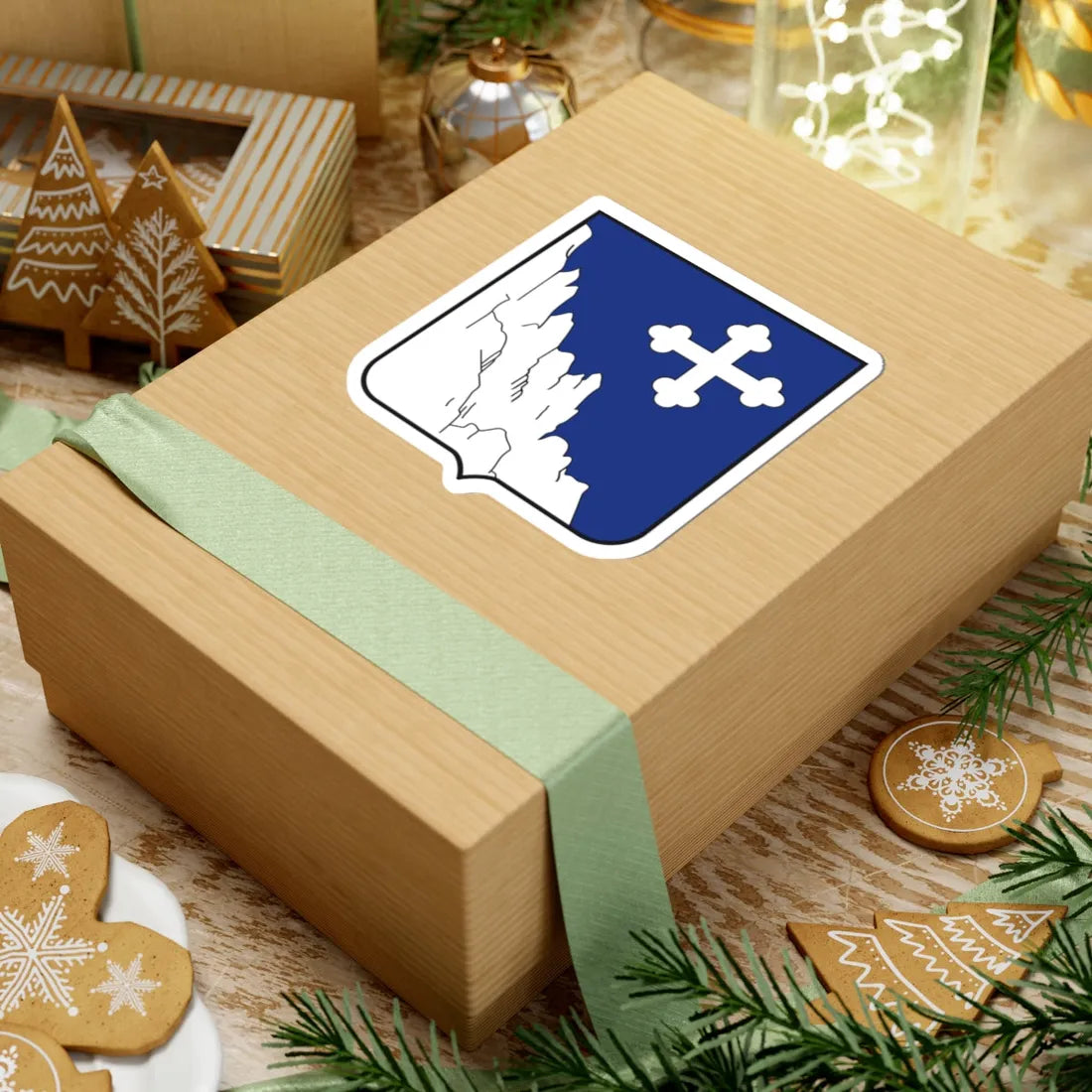 Wappen Blatten VS (Switzerland) (Coat of Arms) STICKER Vinyl Kiss-Cut Decal - The Sticker Space