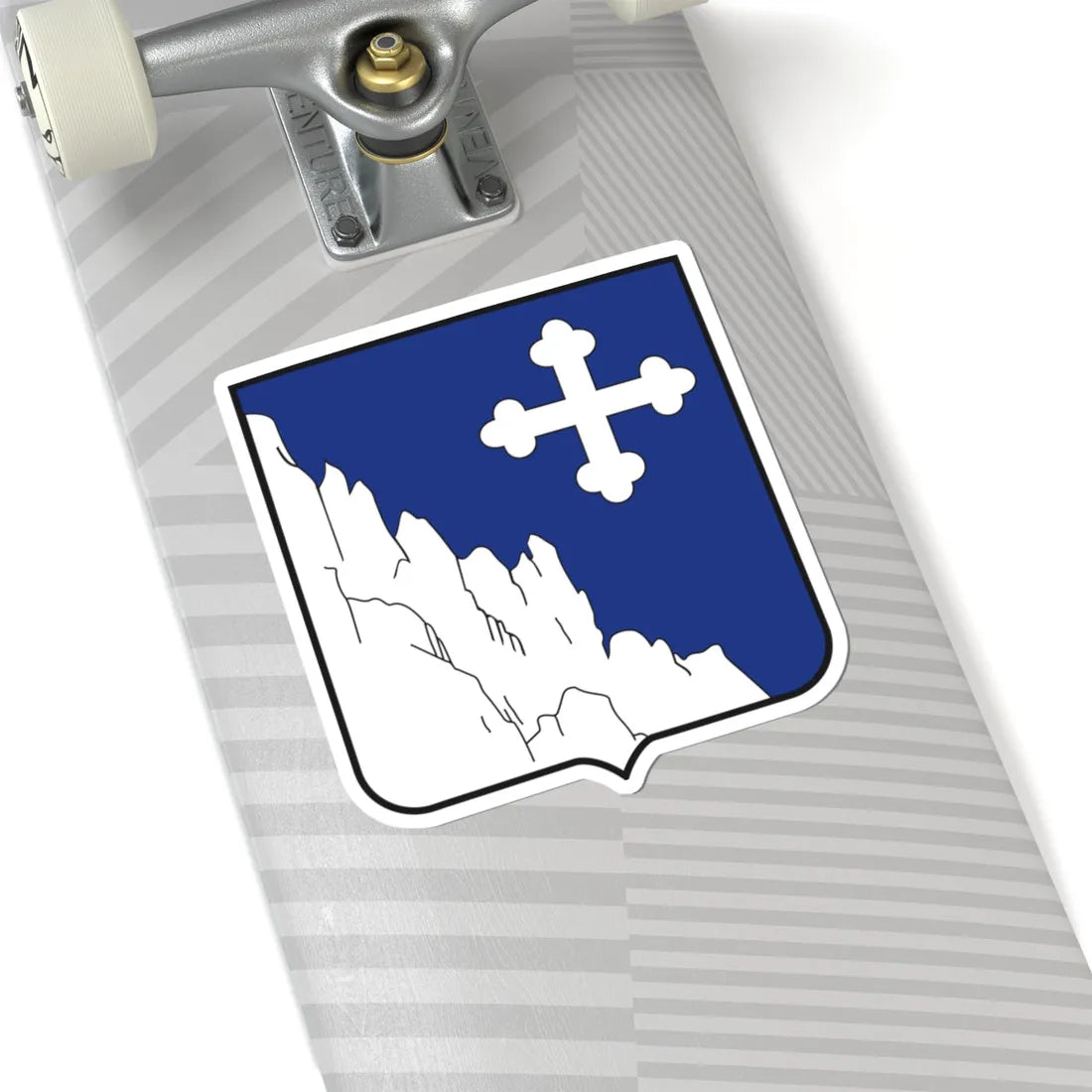 Wappen Blatten VS (Switzerland) (Coat of Arms) STICKER Vinyl Kiss-Cut Decal - The Sticker Space