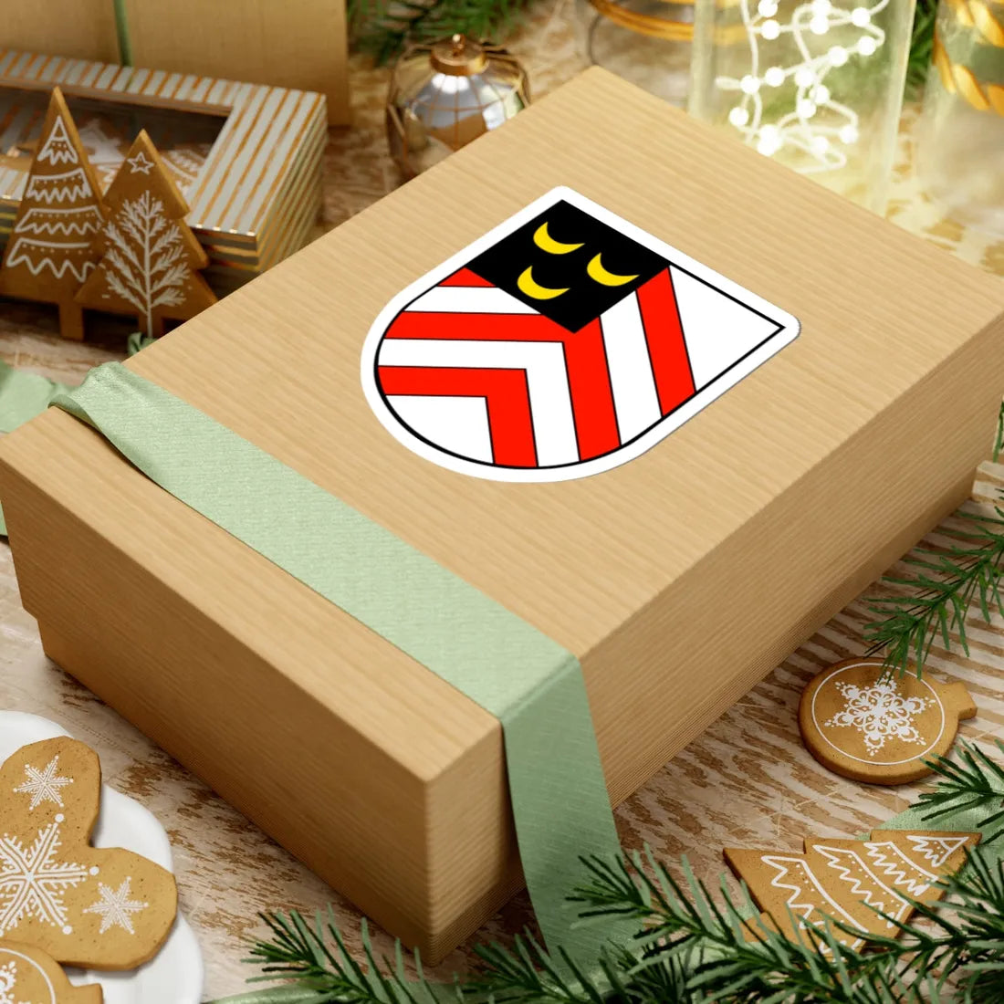 Wappen Bliesmengen-Bolchen (Germany) (Coat of Arms) STICKER Vinyl Kiss-Cut Decal - The Sticker Space