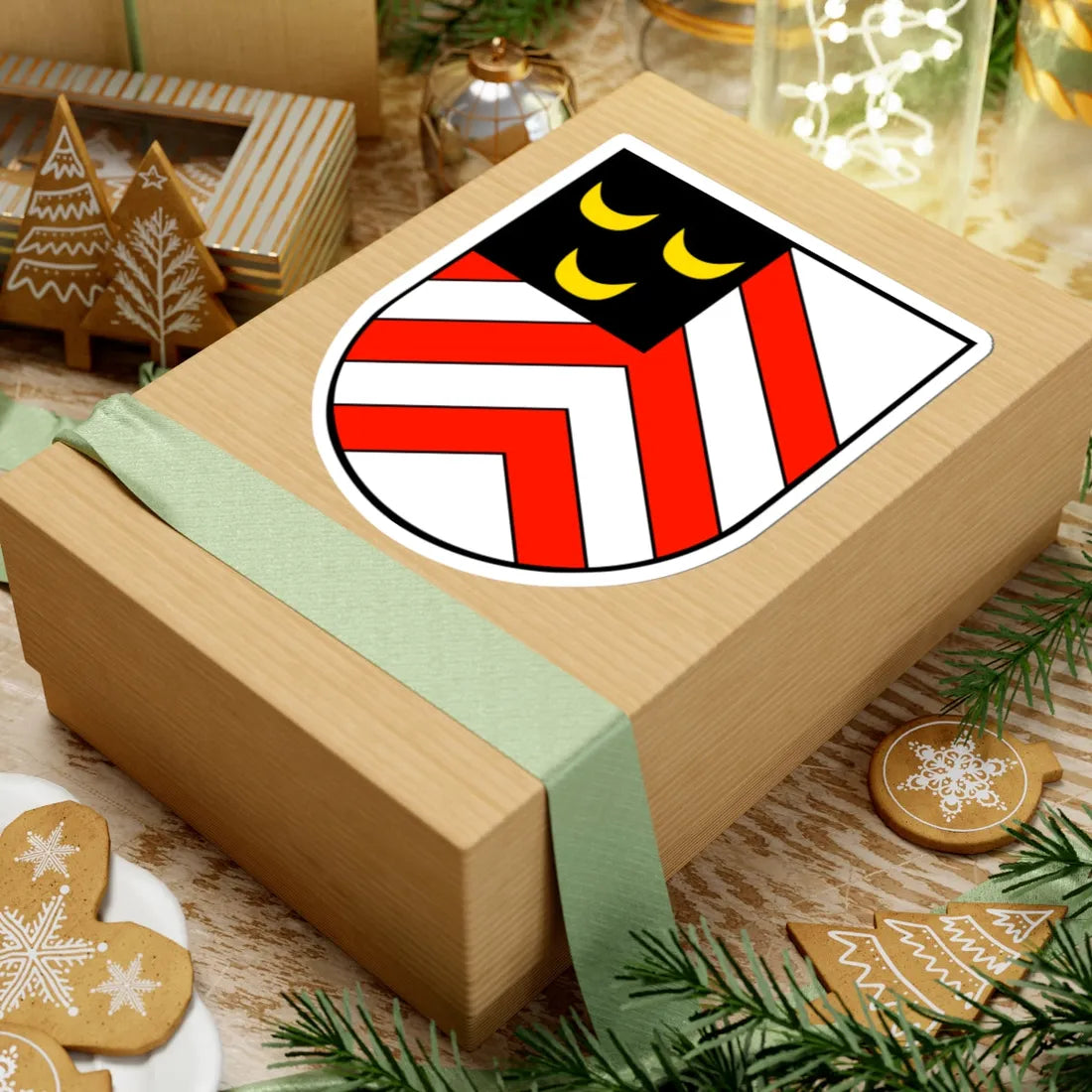 Wappen Bliesmengen-Bolchen (Germany) (Coat of Arms) STICKER Vinyl Kiss-Cut Decal - The Sticker Space