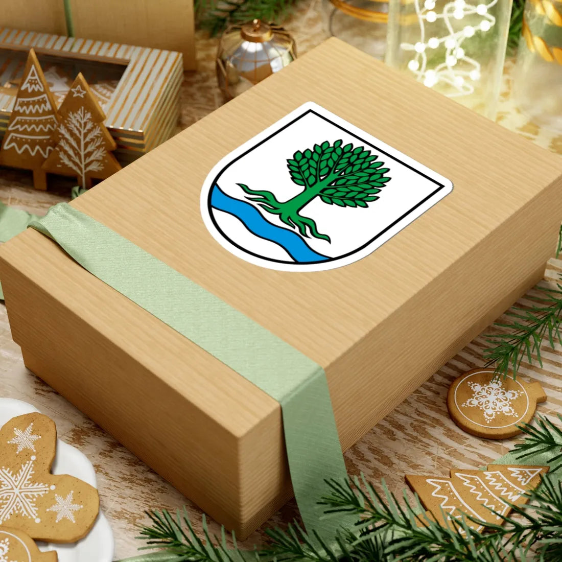 Wappen Bünzen AG (Switzerland) (Coat of Arms) STICKER Vinyl Kiss-Cut Decal - The Sticker Space