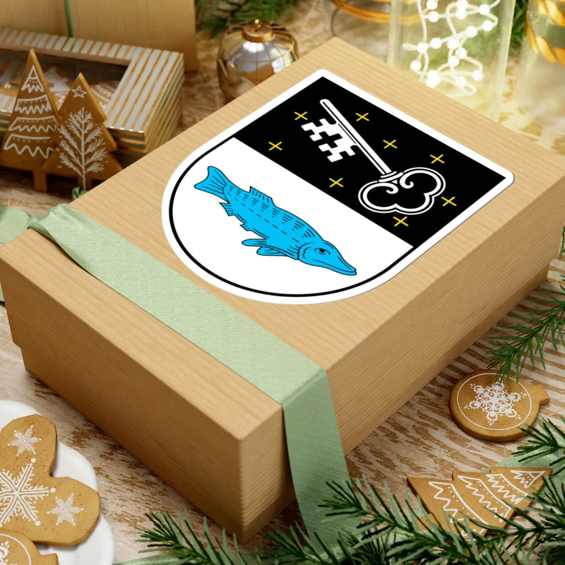 Wappen Bobenheim-Roxheim (Germany) (Coat of Arms) STICKER Vinyl Kiss-Cut Decal - The Sticker Space