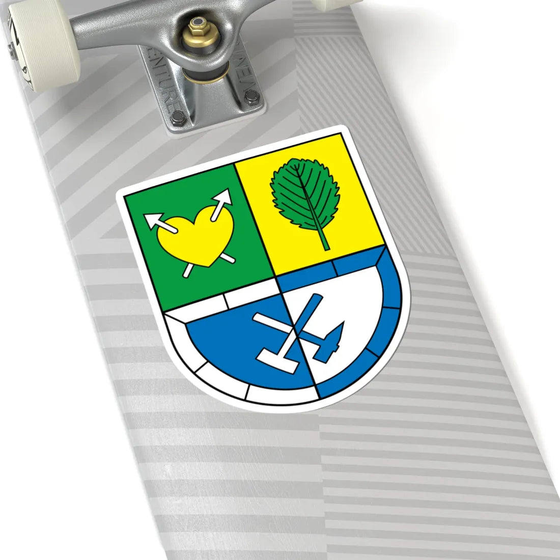 Wappen Boesenbrunn (Germany) (Coat of Arms) STICKER Vinyl Kiss-Cut Decal - The Sticker Space