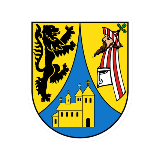 Wappen Borna (Germany) (Coat of Arms) STICKER Vinyl Kiss-Cut Decal 2 Inch White - The Sticker Space