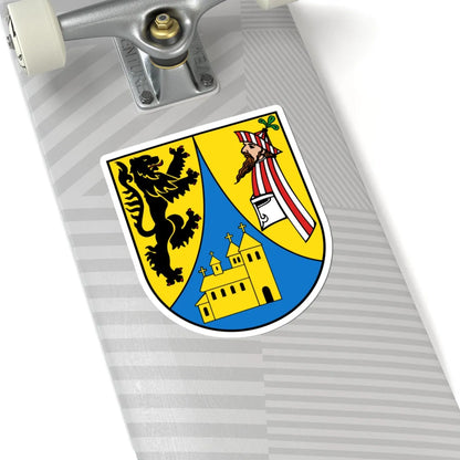 Wappen Borna (Germany) (Coat of Arms) STICKER Vinyl Kiss-Cut Decal - The Sticker Space