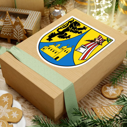 Wappen Borna (Germany) (Coat of Arms) STICKER Vinyl Kiss-Cut Decal - The Sticker Space