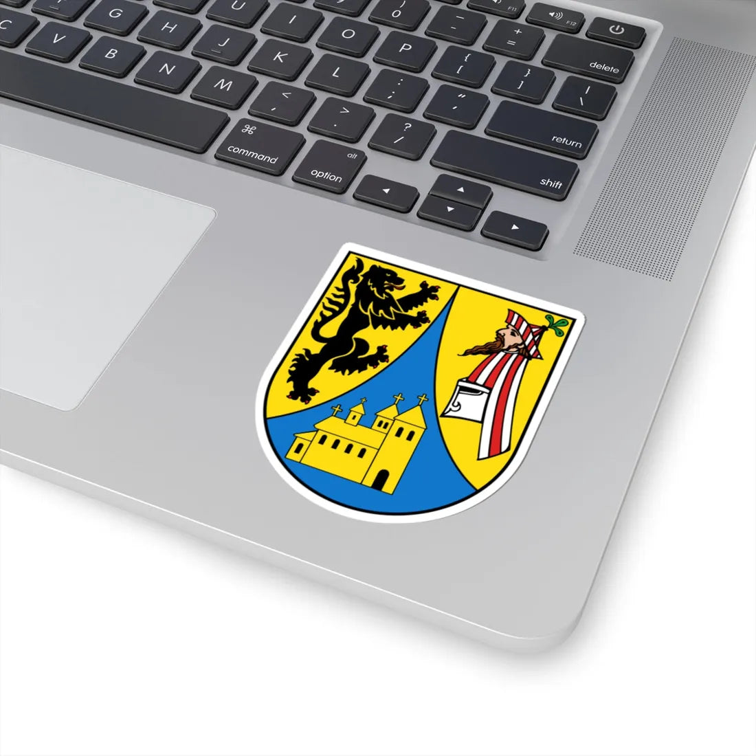 Wappen Borna (Germany) (Coat of Arms) STICKER Vinyl Kiss-Cut Decal - The Sticker Space