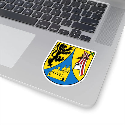 Wappen Borna (Germany) (Coat of Arms) STICKER Vinyl Kiss-Cut Decal - The Sticker Space