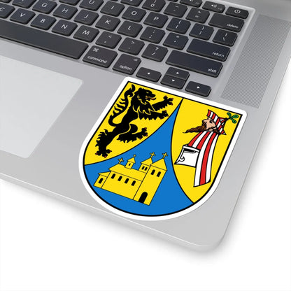Wappen Borna (Germany) (Coat of Arms) STICKER Vinyl Kiss-Cut Decal - The Sticker Space