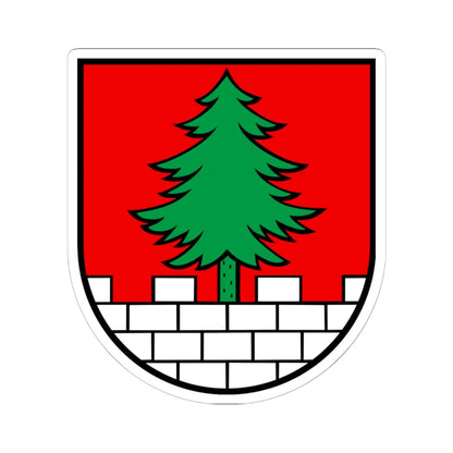 Wappen Bottenwil (Switzerland) (Coat of Arms) STICKER Vinyl Kiss-Cut Decal 6 Inch White - The Sticker Space