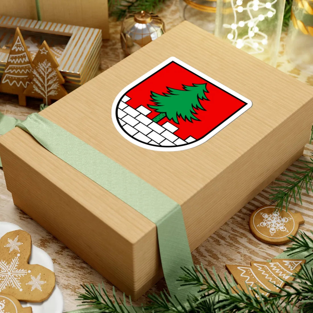 Wappen Bottenwil (Switzerland) (Coat of Arms) STICKER Vinyl Kiss-Cut Decal - The Sticker Space