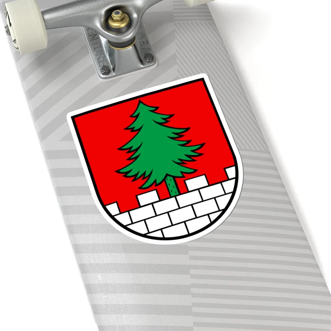 Wappen Bottenwil (Switzerland) (Coat of Arms) STICKER Vinyl Kiss-Cut Decal - The Sticker Space