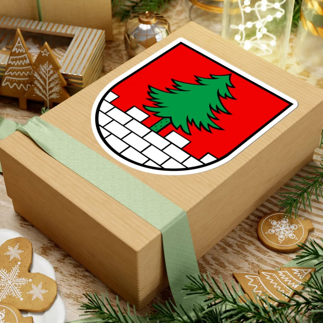 Wappen Bottenwil (Switzerland) (Coat of Arms) STICKER Vinyl Kiss-Cut Decal - The Sticker Space