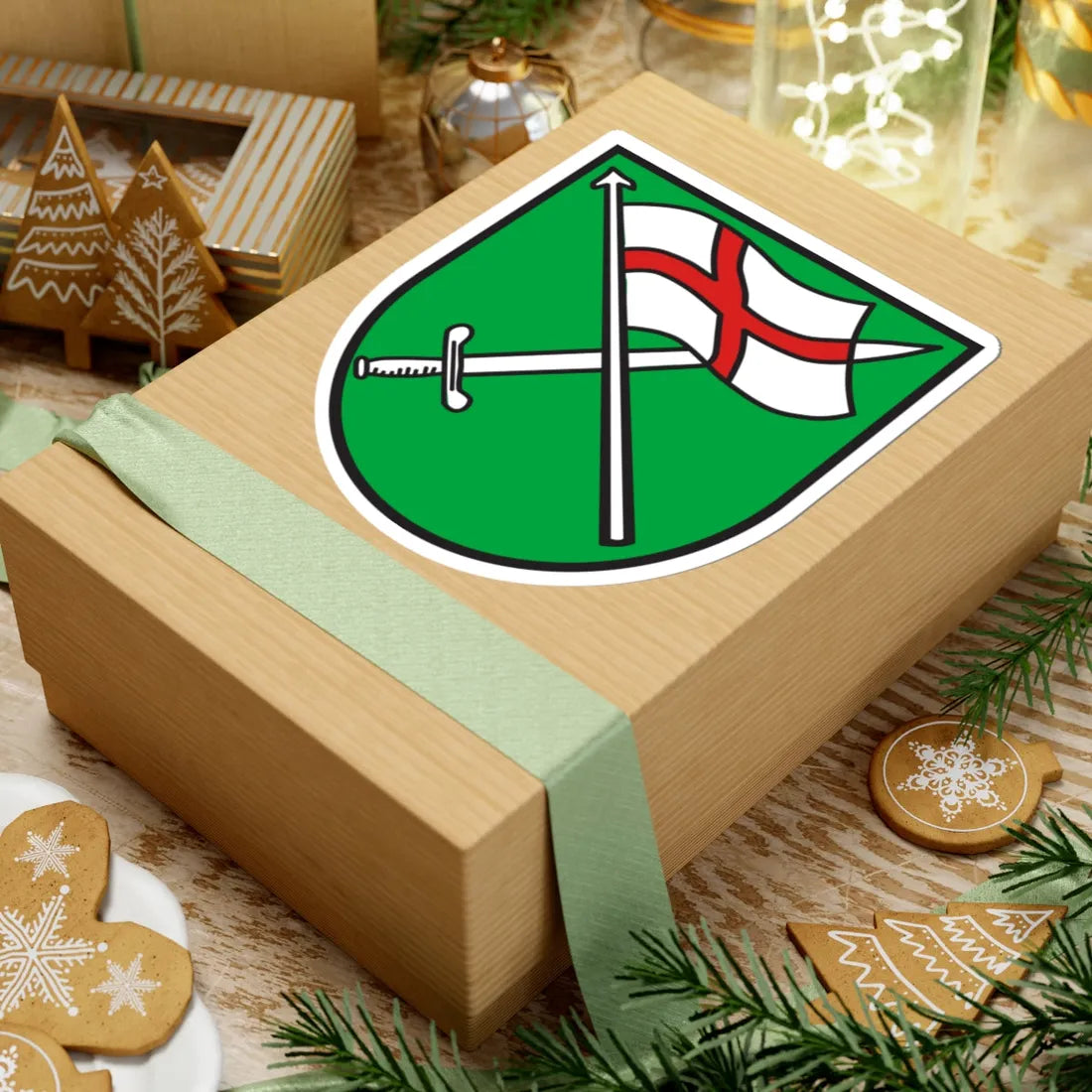 Wappen Braunenweiler (Germany) (Coat of Arms) STICKER Vinyl Kiss-Cut Decal - The Sticker Space