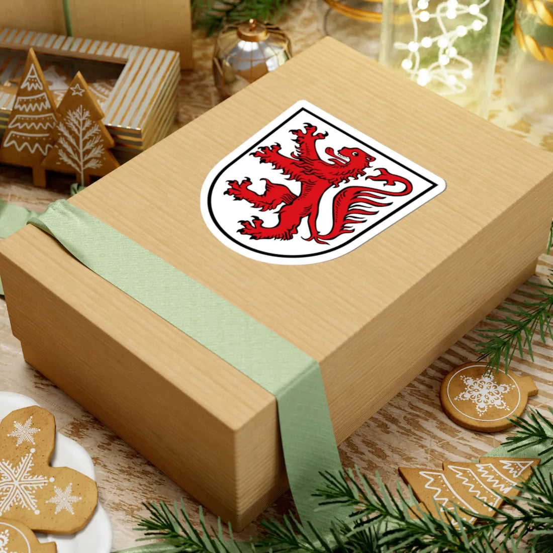 Wappen Braunschweig (Germany) (Coat of Arms) STICKER Vinyl Kiss-Cut Decal - The Sticker Space