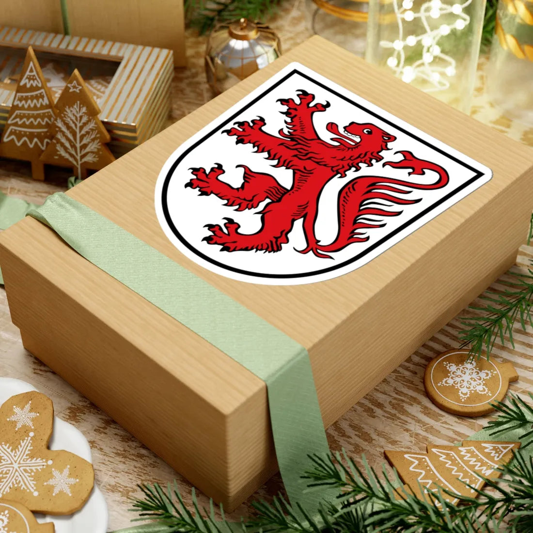 Wappen Braunschweig (Germany) (Coat of Arms) STICKER Vinyl Kiss-Cut Decal - The Sticker Space