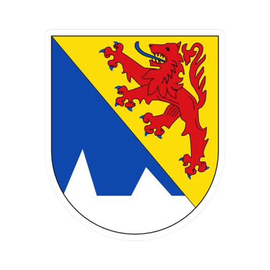 Wappen Breitenthal (Germany) (Coat of Arms) STICKER Vinyl Kiss-Cut Decal 2 Inch White - The Sticker Space