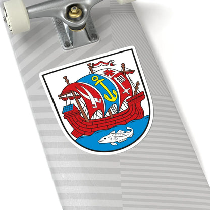 Wappen Bremerhaven (Germany) (Coat of Arms) STICKER Vinyl Kiss-Cut Decal - The Sticker Space
