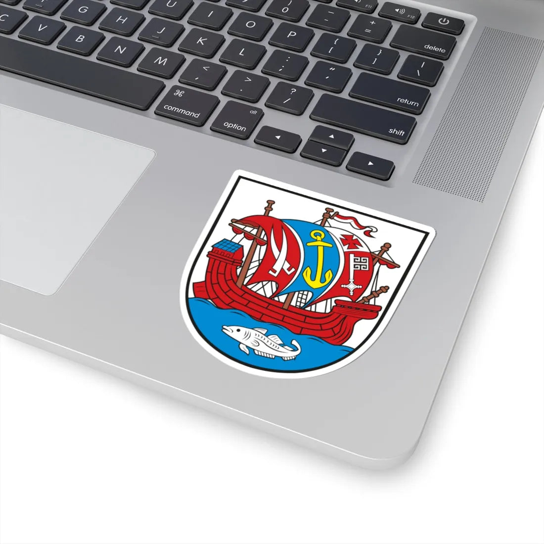 Wappen Bremerhaven (Germany) (Coat of Arms) STICKER Vinyl Kiss-Cut Decal - The Sticker Space
