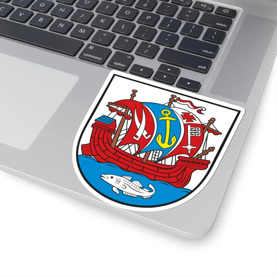 Wappen Bremerhaven (Germany) (Coat of Arms) STICKER Vinyl Kiss-Cut Decal - The Sticker Space