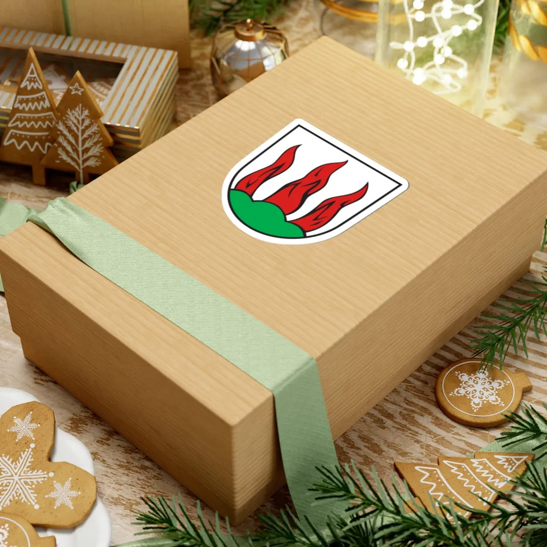 Wappen Brennberg (Germany) (Coat of Arms) STICKER Vinyl Kiss-Cut Decal - The Sticker Space