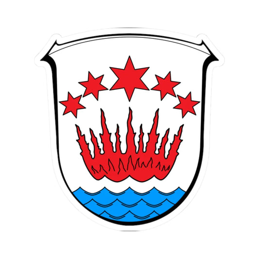 Wappen Brensbach (Germany) (Coat of Arms) STICKER Vinyl Kiss-Cut Decal 2 Inch White - The Sticker Space