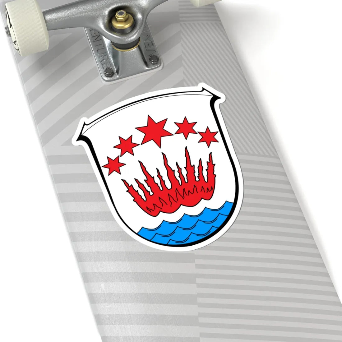 Wappen Brensbach (Germany) (Coat of Arms) STICKER Vinyl Kiss-Cut Decal - The Sticker Space