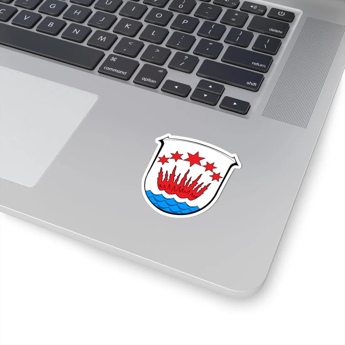Wappen Brensbach (Germany) (Coat of Arms) STICKER Vinyl Kiss-Cut Decal - The Sticker Space