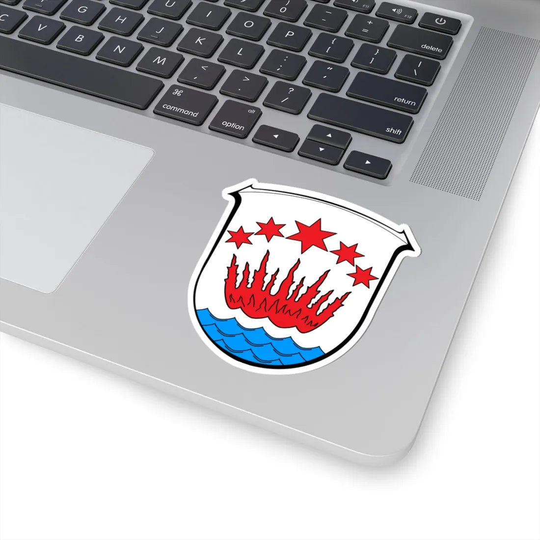 Wappen Brensbach (Germany) (Coat of Arms) STICKER Vinyl Kiss-Cut Decal - The Sticker Space