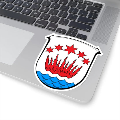 Wappen Brensbach (Germany) (Coat of Arms) STICKER Vinyl Kiss-Cut Decal - The Sticker Space