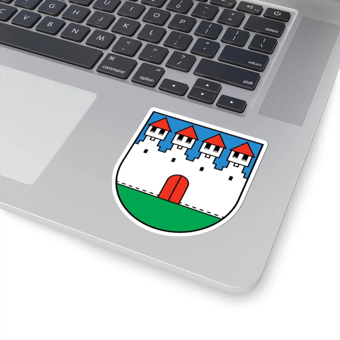 Wappen Bürglen UR (Switzerland) (Coat of Arms) STICKER Vinyl Kiss-Cut Decal - The Sticker Space