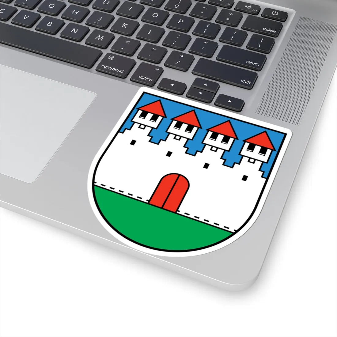 Wappen Bürglen UR (Switzerland) (Coat of Arms) STICKER Vinyl Kiss-Cut Decal - The Sticker Space