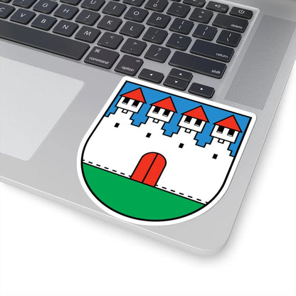 Wappen Bürglen UR (Switzerland) (Coat of Arms) STICKER Vinyl Kiss-Cut Decal - The Sticker Space