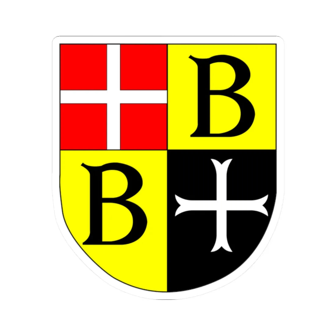 Wappen Bubikon (Switzerland) (Coat of Arms) STICKER Vinyl Kiss-Cut Decal 2 Inch White - The Sticker Space