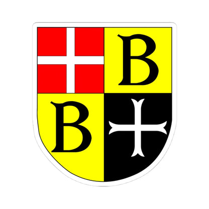 Wappen Bubikon (Switzerland) (Coat of Arms) STICKER Vinyl Kiss-Cut Decal 4 Inch White - The Sticker Space