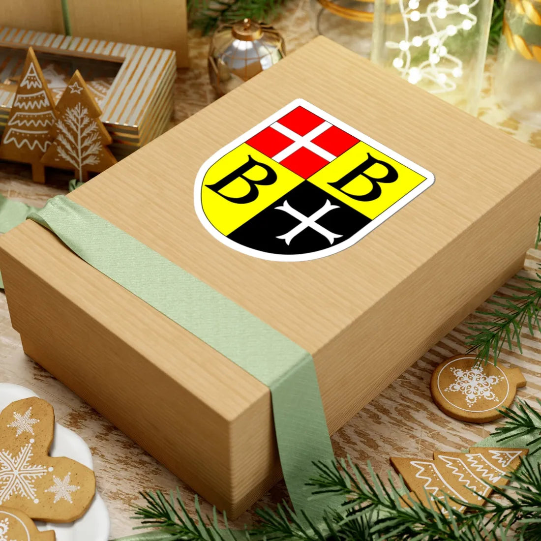 Wappen Bubikon (Switzerland) (Coat of Arms) STICKER Vinyl Kiss-Cut Decal - The Sticker Space