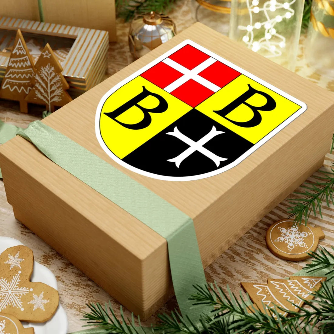 Wappen Bubikon (Switzerland) (Coat of Arms) STICKER Vinyl Kiss-Cut Decal - The Sticker Space