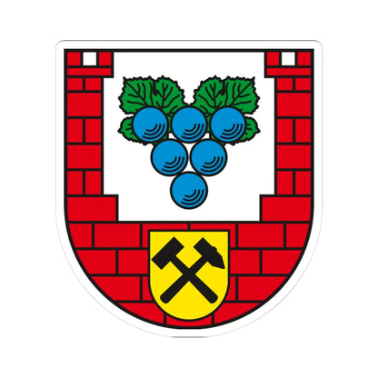 Wappen Burgenlandkreis (Germany) (Coat of Arms) STICKER Vinyl Kiss-Cut Decal 3 Inch White - The Sticker Space