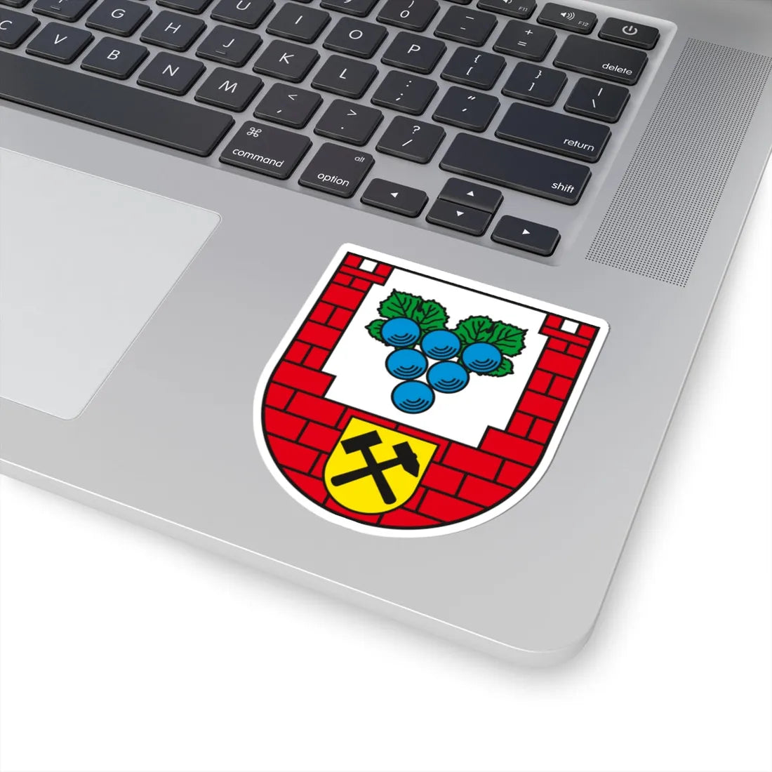 Wappen Burgenlandkreis (Germany) (Coat of Arms) STICKER Vinyl Kiss-Cut Decal - The Sticker Space