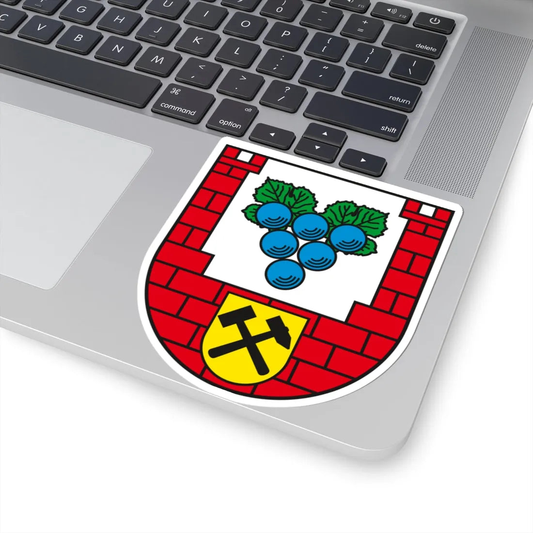 Wappen Burgenlandkreis (Germany) (Coat of Arms) STICKER Vinyl Kiss-Cut Decal - The Sticker Space
