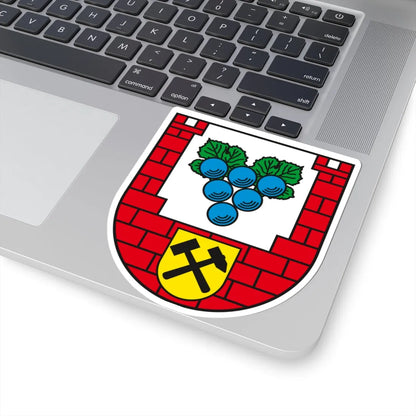Wappen Burgenlandkreis (Germany) (Coat of Arms) STICKER Vinyl Kiss-Cut Decal - The Sticker Space