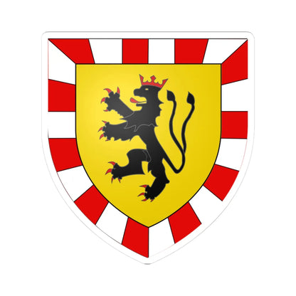 Wappen Burggrafen von Nürnberg Haus Raas (Denmark) (Coat of Arms) STICKER Vinyl Kiss-Cut Decal 3 Inch White - The Sticker Space